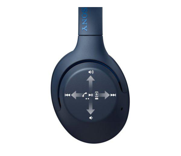 Sony WH-XB900N Niebieskie ANC - 540150 - zdjęcie 5